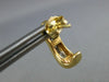 ESTATE .30CT DIAMOND 14KT YELLOW GOLD CLASSIC PRINCESS UMBRELLA HANGING EARRINGS