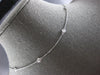 ESTATE LONG 1.0CT DIAMOND 14K WHITE GOLD CLASSIC BY THE YARD LOVE NECKLACE 27880