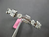 LARGE 4.44CT DIAMOND 18K WHITE GOLD MULTI SHAPE INVISIBLE SQUARE BANGLE BRACELET