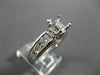 LARGE 2.20CT DIAMOND 14KT WHITE GOLD PRINCESS SEMI MOUNT ENGAGEMENT RING #21990