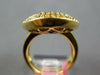 EXTRA LARGE 2.78CT FANCY YELLOW DIAMOND 18KT YELLOW GOLD CLASSIC OVAL FUN RING