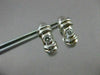 ESTATE .15CT DIAMOND 14KT WHITE GOLD HUGGIE ETOILE EARRINGS BEAUTIFUL!! #9279
