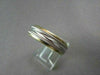 ESTATE WIDE 18KT WHITE & YELLOW GOLD HAND CRAFTED MENS WEDDING ANNIVERSARY RING