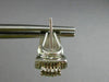 ESTATE WIDE 1.20CT WHITE & CHOCOLATE FANCY DIAMOND 14K WHITE GOLD EARRINGS 22345