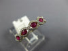 .70CT DIAMOND & AAA RUBY 14KT 2 TONE GOLD 3D INFINITY WEDDING ANNIVERSARY RING