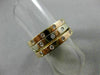 ESTATE .45CT ETOILE DIAMOND 18KT WHITE & YELLOW & ROSE GOLD STACKABLE RING #1149