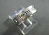 ESTATE WIDE .27CT DIAMOND 14K WHITE GOLD ETOILE ANNIVERSARY ETERNITY RING #15192