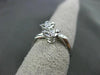 ANTIQUE WIDE .60CT DIAMOND 14KT WHITE GOLD DOUBLE HEADED FUN RING STUNNING 17259