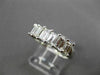 ANTIQUE 1.70CTW EMERALD DIAMOND PLATINUM WEDDING ANNIVERSARY RING F/G VVS #19431