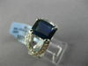 ESTATE LARGE 3.70CT DIAMOND & SAPPHIRE 18KT WHITE GOLD INFINITY ENGAGEMENT RING
