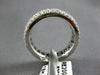 WIDE 2.08CT DIAMOND 18KT WHITE GOLD ROUND CLASSIC 3 ROW WEDDING ANNIVERSARY RING