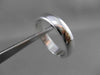 ESTATE WIDE 14KT WHITE GOLD CLASSIC WEDDING ANNIVERSARY BAND RING 5mm #23157