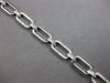 ESTATE WIDE & LONG 1.28CT DIAMOND 14K WHITE GOLD MULTI OVAL LINK TENNIS BRACELET