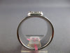 LARGE .67CT DIAMOND 18K WHITE GOLD ROUND & BAGUETTE INVISIBLE SQUARE UNISEX RING