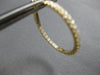 ESTATE 1.02CT DIAMOND 18KT YELLOW GOLD CLASSIC INSIDE OUT HOOP HANGING EARRINGS