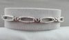 ANTIQUE 1.09CTW WIDE FILIGREE 14KT DIAMOND OVAL BRACELET BEAUTIFUL!!!!!!!!!!!