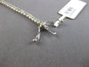 ESTATE 3.33CT DIAMOND 14KT WHITE GOLD 3D CLASSIC ROUND 4 PRONG TENNIS BRACELET