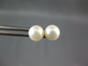 ESTATE AAA SOUTH SEA PEARL 14KT YELLOW GOLD 3D CLASSIC 6MM STUD EARRINGS #27274