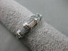 ESTATE .80CTW BAGUETTE DIAMOND WEDDING ANNIVERSARY 18K WHITE GOLD RING 5MM #6017
