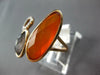 ESTATE .07CT DIAMOND & AAA ORANGE AGATE & GREY QUARTZ 14KT ROSE GOLD 3D FUN RING