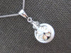 .08CT DIAMOND & SOUTH SEA PEARL 14KT WHITE GOLD FLOWER 3 STONE FLOATING PENDANT