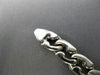 ESTATE WIDE 14KT WHITE GOLD SOLID HANDCRAFTED ITALIAN CLASSIC BRACELET #22768