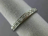 ESTATE .30CT DIAMOND 14KT WHITE GOLD FILIGREE ETERNITY ANNIVERSARY RING #19885