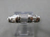 ESTATE .80CTW BAGUETTE DIAMOND WEDDING ANNIVERSARY 18K WHITE GOLD RING 5MM #6017