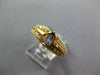 1CT DIAMOND & AAA TANZANITE 14KT YELLOW GOLD OVAL & ROUND FRIENDSHIP PROMSE RING