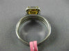 LARGE 2.73CT WHITE & FANCY YELLOW DIAMOND 18KT TWO TONE GOLD 3D ENGAGEMENT RING