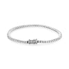 ESTATE LARGE 3.0CT DIAMOND 14KT GOLD 3D CLASSIC ROUND TENNIS BRACELET