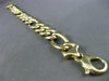 ESTATE 14K WHITE & YELLOW GOLD 3D SOLID BLACK ONYX STRIATED CROSS PENDANT #24846