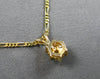 .10CT DIAMOND & AAA SAPPHIRE 14KT YELLOW GOLD FLOWER FUN FLOATING PENDANT #28238