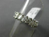 ESTATE 3.40CT DIAMOND 14K WHITE GOLD 3D MARQUISE ETERNITY ANNIVERSARY RING #1834