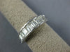 ESTATE 2.70CT EMERALD CUT DIAMOND 18K WHITE GOLD ANNIVERSARY RING F/G VVS #20781