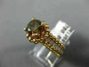 ESTATE 1.43CT CHOCOLATE FANCY DIAMOND 18KT ROSE GOLD 3D 4 PRONG ENGAGEMENT RING
