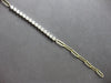 ESTATE .66CT DIAMOND 14KT 2 TONE GOLD 3D 15 STONE CLASSIC FLEXIBLE LOVE BRACELET