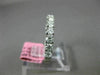 ESTATE .82CT DIAMOND 18K WHITE GOLD SEMI ETERNITY ROUND WEDDING ANNIVERSARY RING