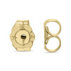 ESTATE .25CT DIAMOND 14KT YELLOW GOLD 3D CLASSIC MULTI LEAF EAR CLIMBER EARRINGS