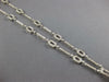 LARGE 79CT DIAMOND & AAA SAPHIRE 14KT WHITE GOLD 3D LARIAT FUN ETERNITY NECKLACE