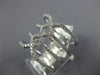 ESTATE LARGE .69CT DIAMOND 18KT WHITE GOLD 3D MULTI ROW INFINITY LOVE RING