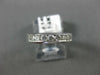 ESTATE .46CT DIAMOND 14KT WHITE GOLD 7 STONE CHANNEL SET ANNIVERSARY RING #14597