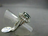 ESTATE LARGE 3.20CT DIAMOND & AAA SAPPHIRE PLATINUM OVAL FILIGREE BALLERINA RING