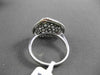 ANTIQUE LARGE .35CT DIAMOND 14K WHITE GOLD FLOATING FILIGREE HEART RING F/G VSSI