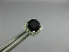 ESTATE 1.87CT DIAMOND & AAA BLACK ONYX 14K WHITE GOLD SQUARE HALO STUD EARRINNGS