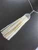 EXTRA LARGE & LONG .51CT DIAMOND & AAA SOUTH SEA PEARL 18KT WHITE GOLD NECKLACE