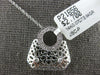 ESTATE .07CT DIAMOND 14K WHITE GOLD HANDCRAFTED MULTI FLOWER LADY PURSE PENDANT
