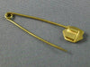 ESTATE RED & GREEN ENAMEL 14KT YELLOW GOLD CHRISTMAS HOUSE SAFETY PIN #MILANO31