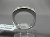 ESTATE 1.54CT DIAMOND 14K WHITE GOLD 5 STONE PRINCESS CHANNEL ANNIVERSARY RING