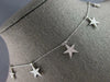 ESTATE .71CT DIAMOND 14KT YELLOW GOLD 3D MULTI STAR BY THE YARD LOVE NECKLACE